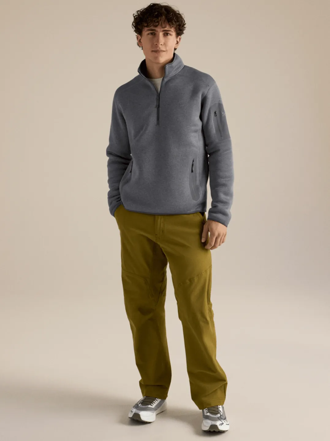 Arc'teryx Men's Covert 1/2 Zip Neck Void Heather