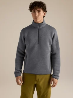 Arc'teryx Men's Covert 1/2 Zip Neck Void Heather