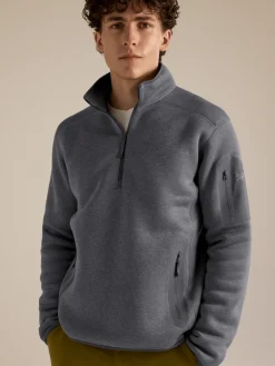 Arc'teryx Men's Covert 1/2 Zip Neck Void Heather