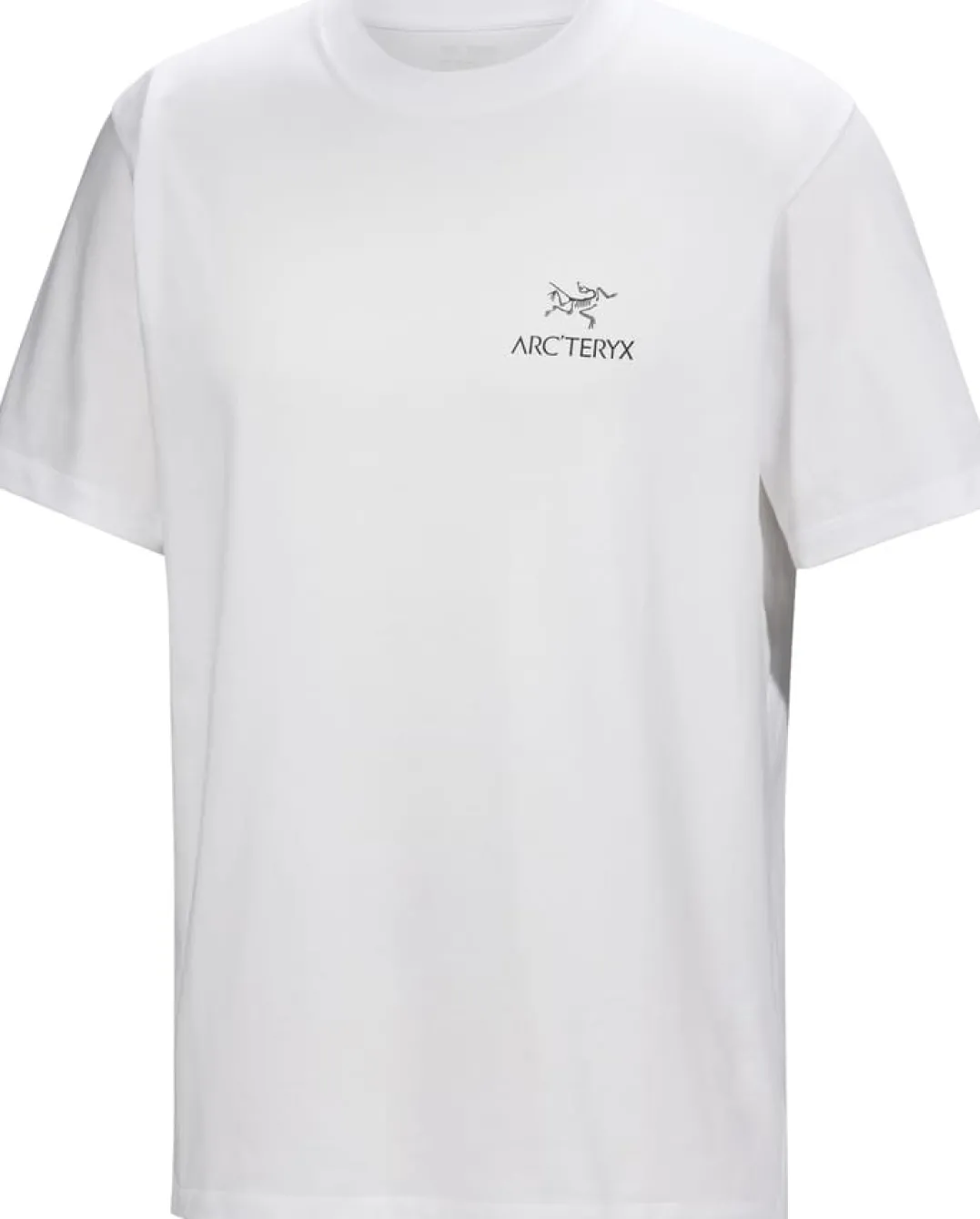 Arc'teryx Men's Kragg SL Cotton Bird Word Shortsleeve White Light/Black