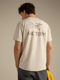 Arc'teryx Men's Kragg SL Cotton Bird Word Short Sleeve Shirt Sea Salt/Mongoose