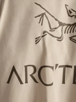 Arc'teryx Men's Kragg SL Cotton Bird Word Short Sleeve Shirt Sea Salt/Mongoose