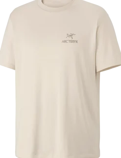 Arc'teryx Men's Kragg SL Cotton Bird Word Short Sleeve Shirt Sea Salt/Mongoose