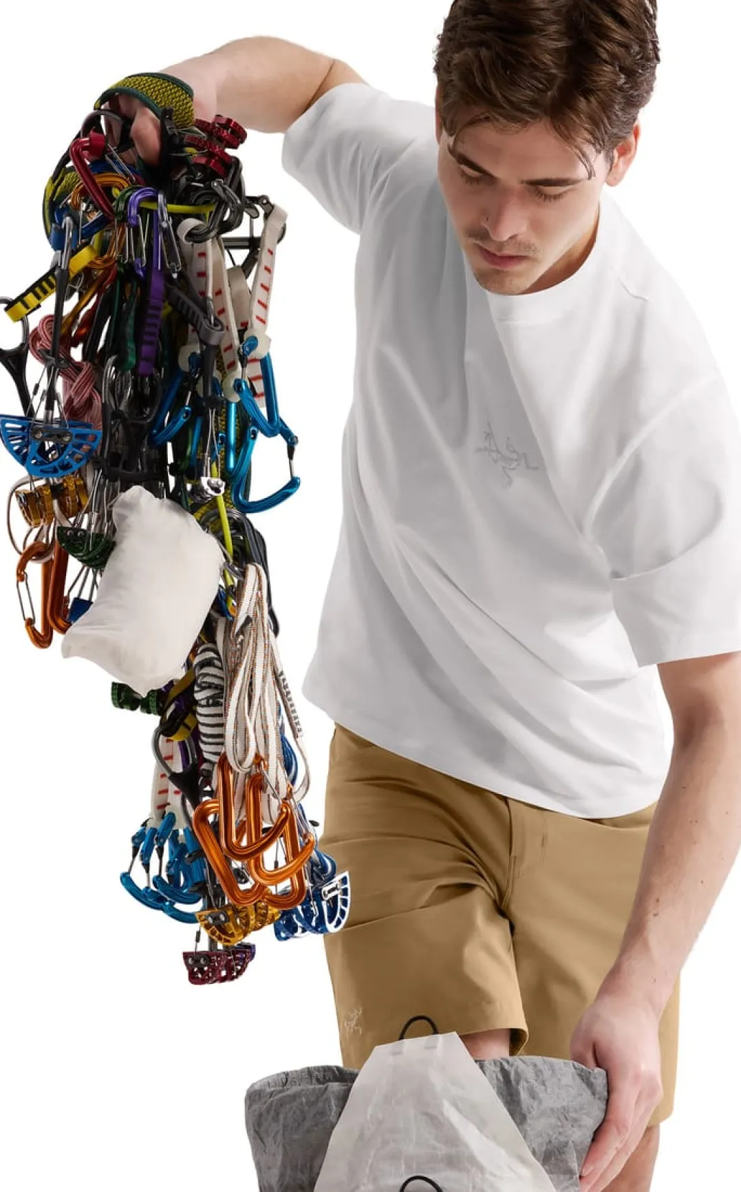 Arc'teryx Men's Kragg SL Cotton Shortsleeve White Light