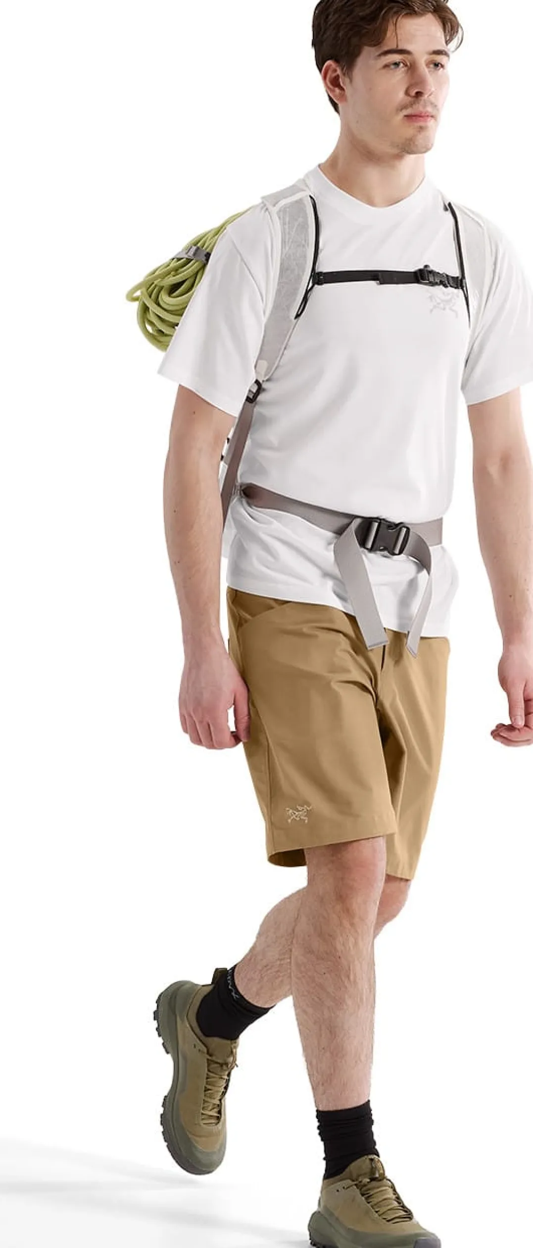 Arc'teryx Men's Kragg SL Cotton Shortsleeve White Light