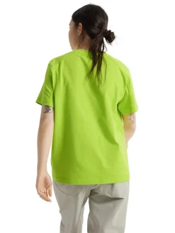 Arc'teryx Women's Kragg Cotton Little Bird Crew Short Sleeve Shirt Mantis
