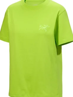Arc'teryx Women's Kragg Cotton Little Bird Crew Short Sleeve Shirt Mantis