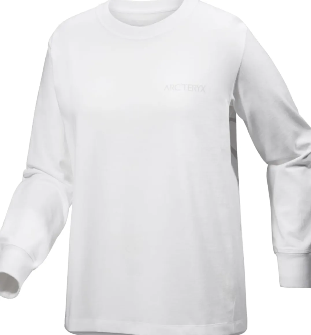 Arc'teryx Women's Kragg Cotton Bird Crew Longsleeve White Light / White