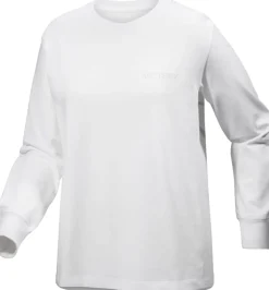 Arc'teryx Women's Kragg Cotton Bird Crew Longsleeve White Light / White