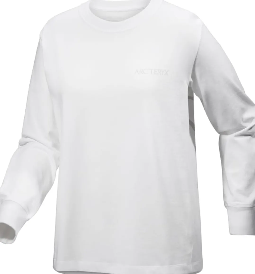 Arc'teryx Women's Kragg Cotton Bird Crew Longsleeve White Light / White