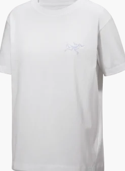 Arc'teryx Women's Kragg Cotton Little Bird Crew Short Sleeve Shirt White Light/White