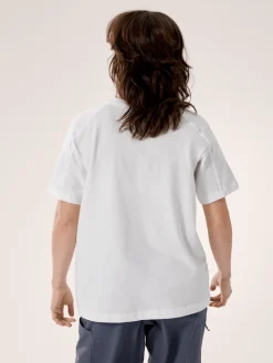 Arc'teryx Women's Kragg Cotton Little Bird Crew Short Sleeve Shirt White Light/White