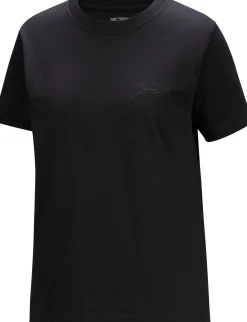 Arc'teryx Women's Kragg Cotton Little Bird Crew Short Sleeve Shirt Black/Black