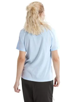 Arc'teryx Women's Kragg Sl Cotton Emblem Crew Shortsleeve Alpine Blue
