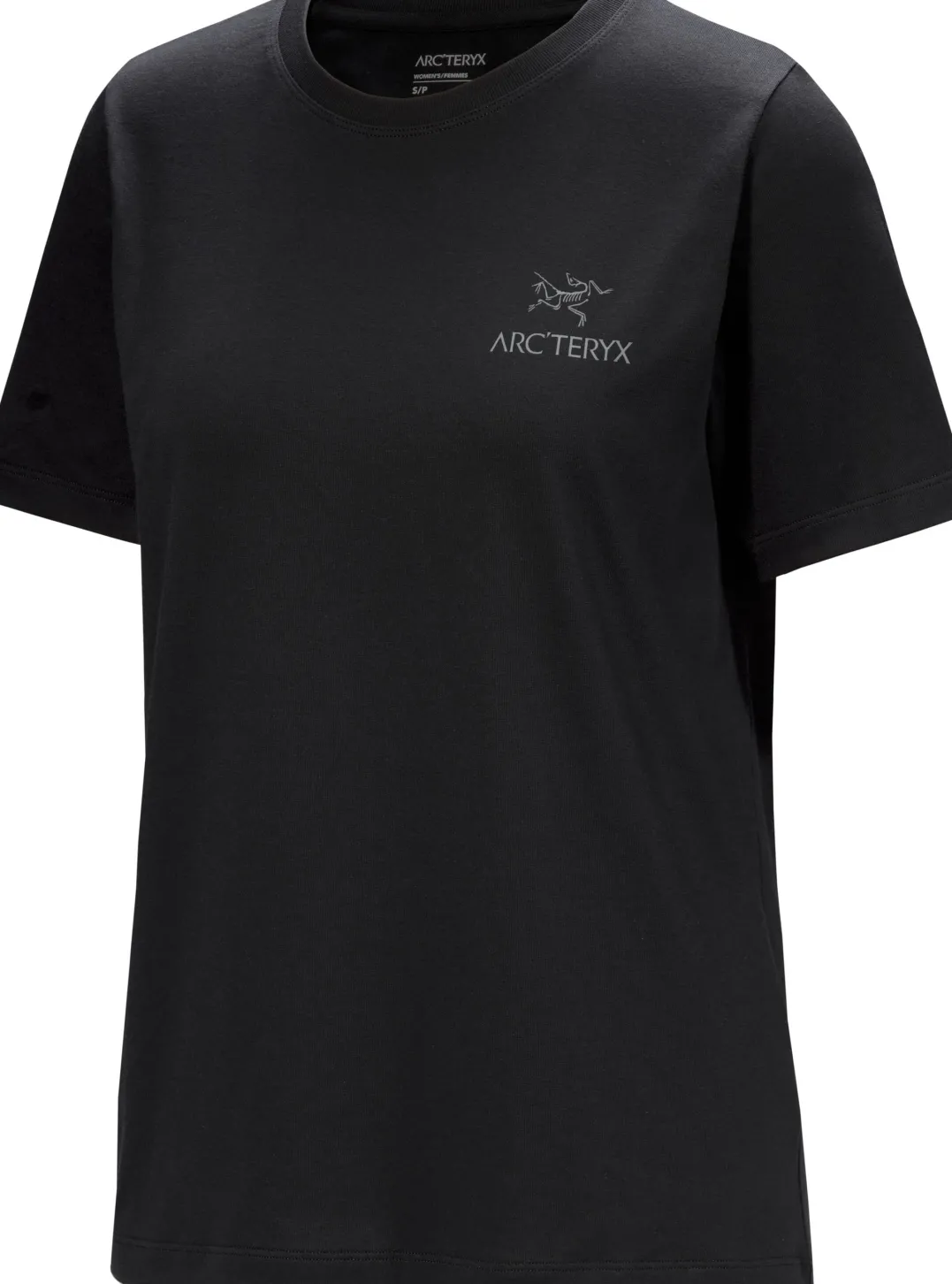 Arc'teryx Women's Kragg Sl Cotton Emblem Crew Shortsleeve Black