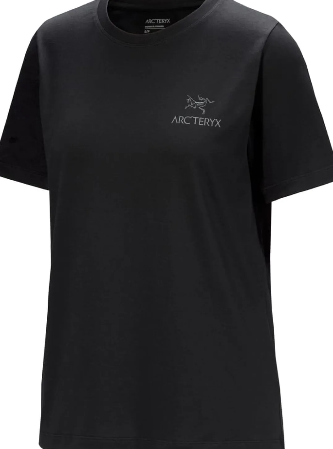 Arc'teryx Women's Kragg Sl Cotton Emblem Crew Shortsleeve Black