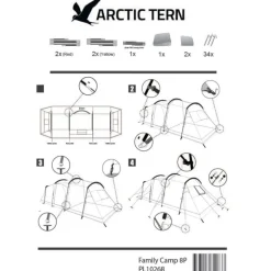 Arctic Tern Family Camp 8p Ensign Blue
