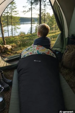 Arctic Tern Kids Sleeping Bag 2,0 Black