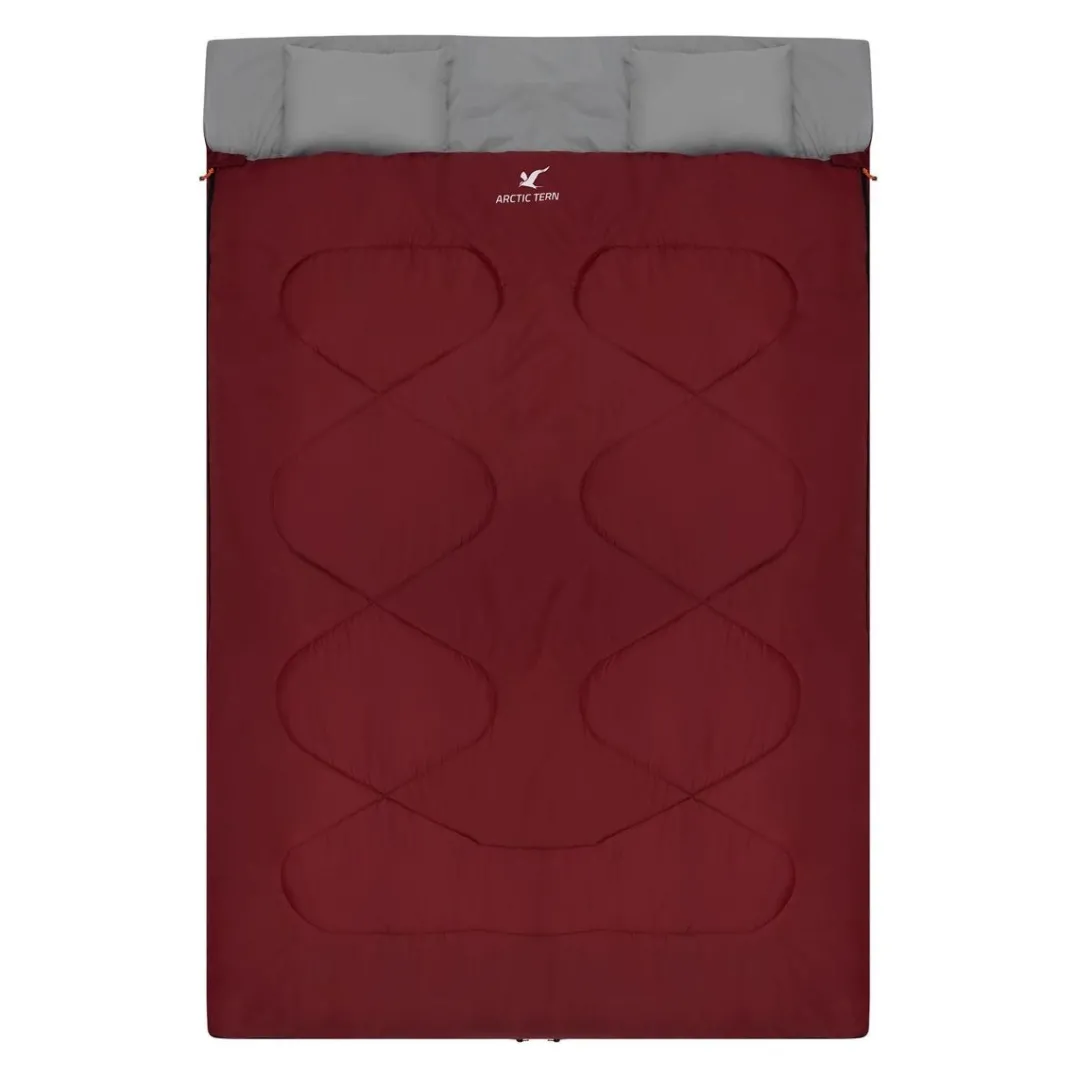 Arctic Tern 2 Person Camping Sleeping Bag Red