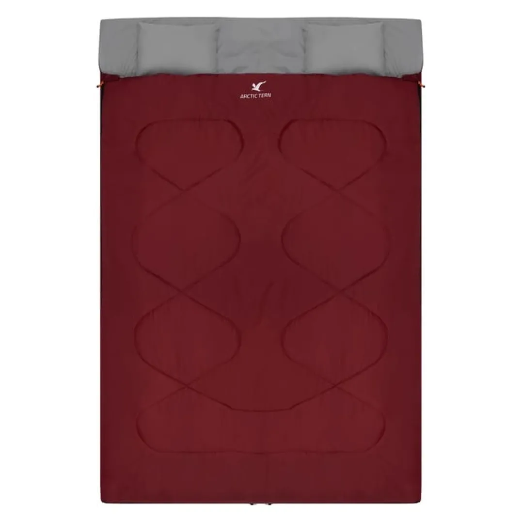 Arctic Tern 2 Person Camping Sleeping Bag Red