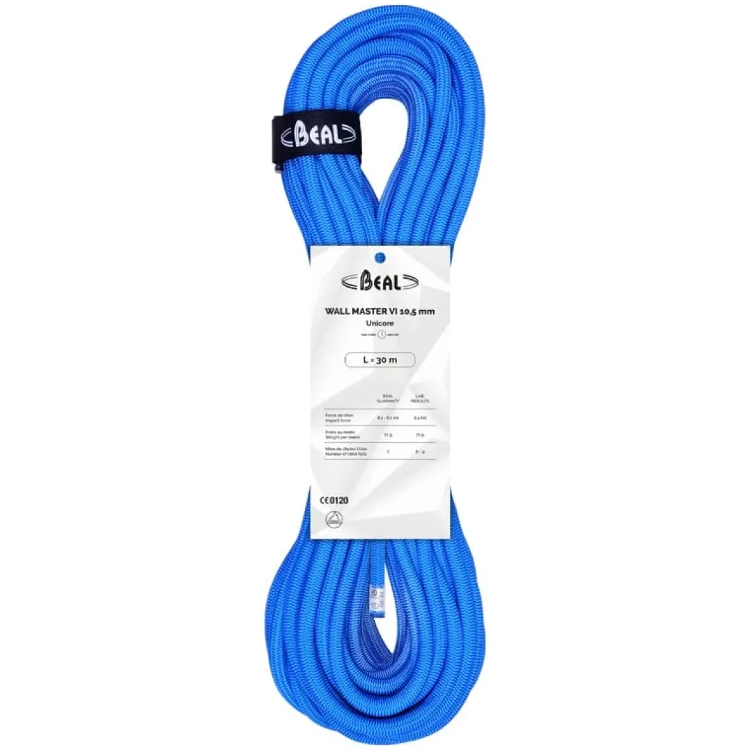 Beal Wall Master 6 10,5mm x 30m Blå