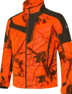Beretta Men's Matajur Windblock Hunting Jacket Realtree AP Camo HD Orange