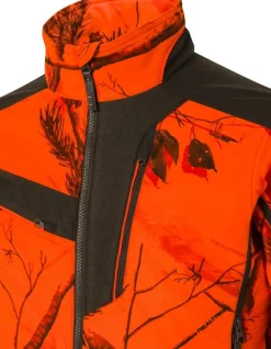 Beretta Men's Matajur Windblock Hunting Jacket Realtree AP Camo HD Orange