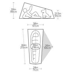 Big Agnes Tiger Wall Ul1 Mercury/evening Primrose