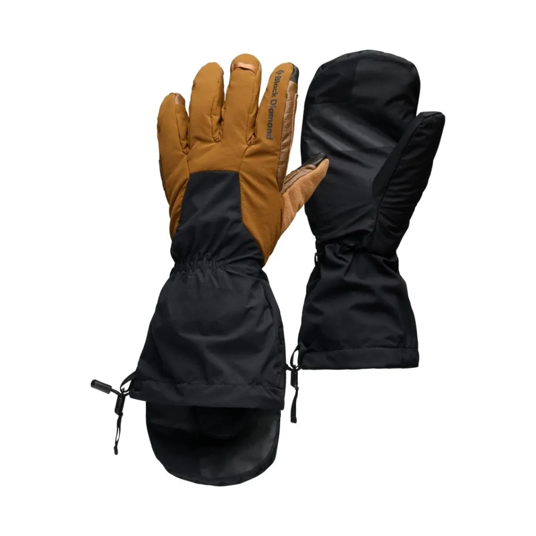 Black Diamond Helio Tour Gloves Bark Brown-black
