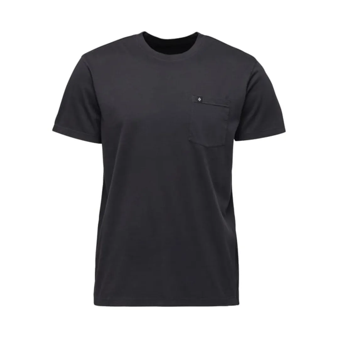 Black Diamond M Diamond Patch SS Pocket Tee Black
