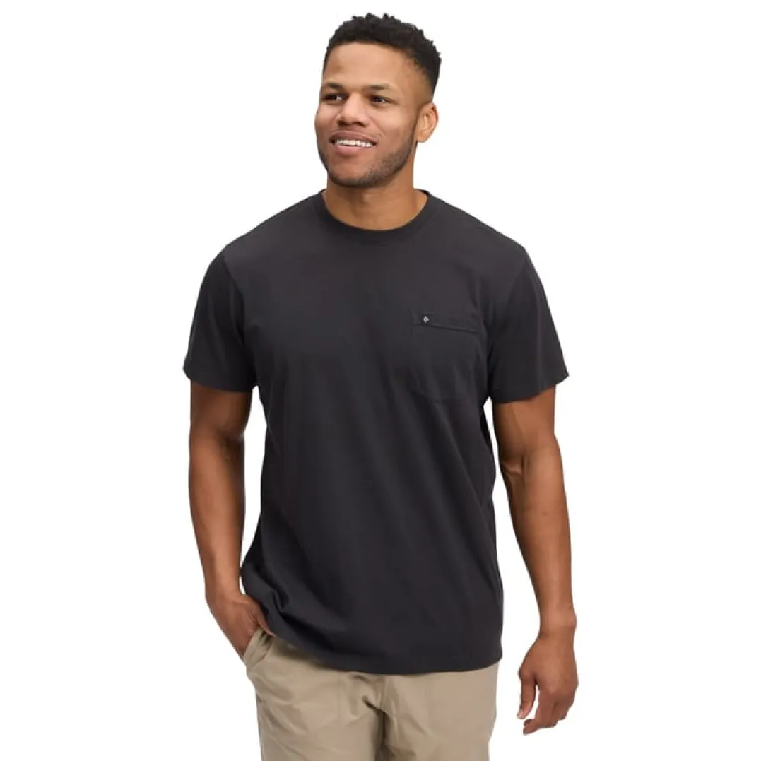 Black Diamond M Diamond Patch SS Pocket Tee Black