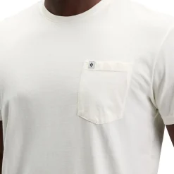 Black Diamond M Diamond Patch SS Pocket Tee Off White