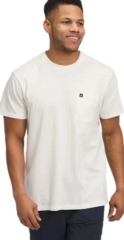 Black Diamond M Diamond Patch SS Pocket Tee Off White