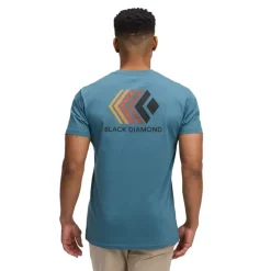 Black Diamond Men's Faded SS Tee Creek Blue