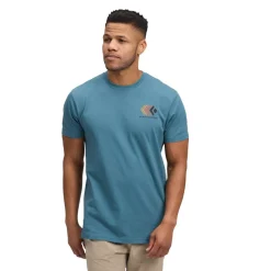 Black Diamond Men's Faded SS Tee Creek Blue