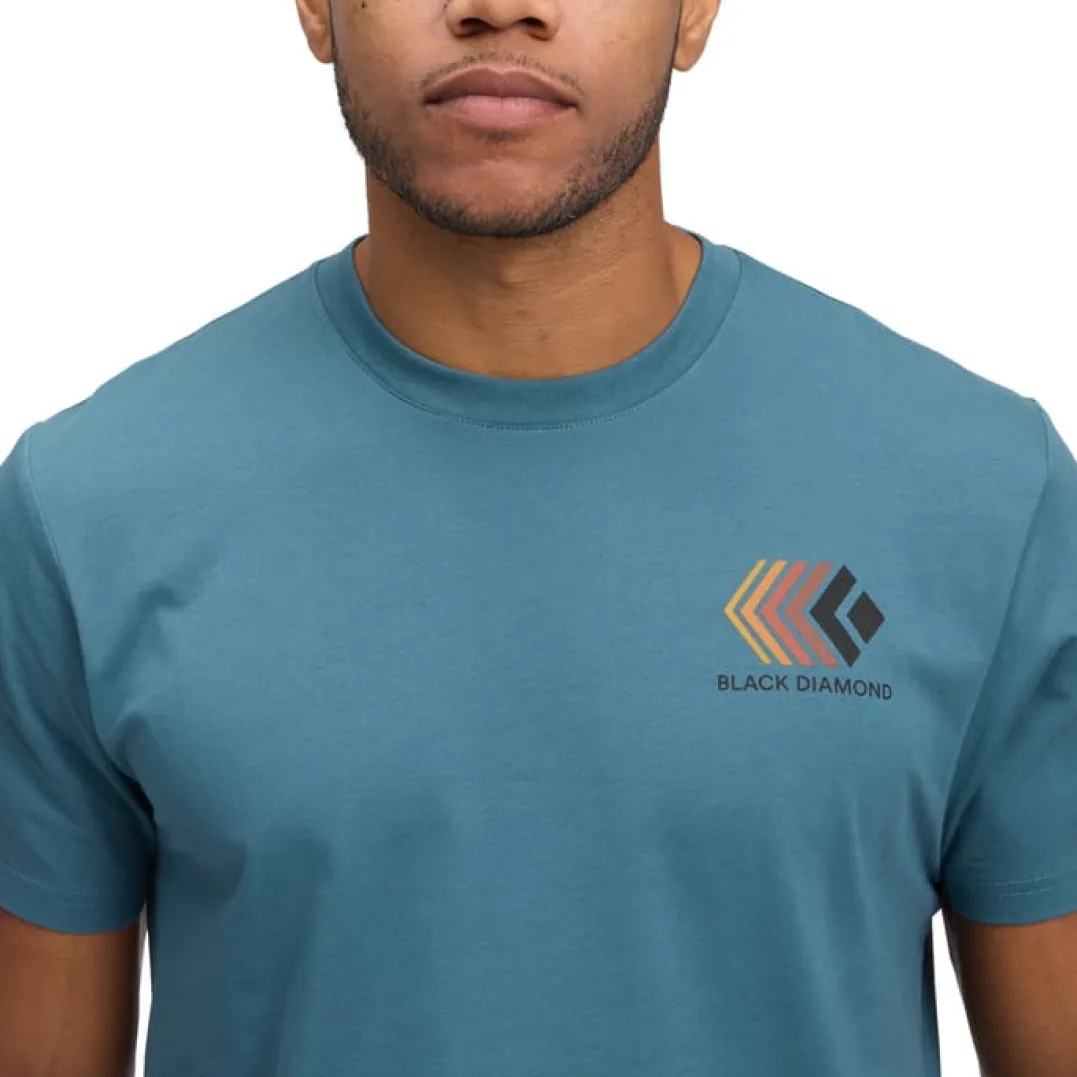Black Diamond Men's Faded SS Tee Creek Blue