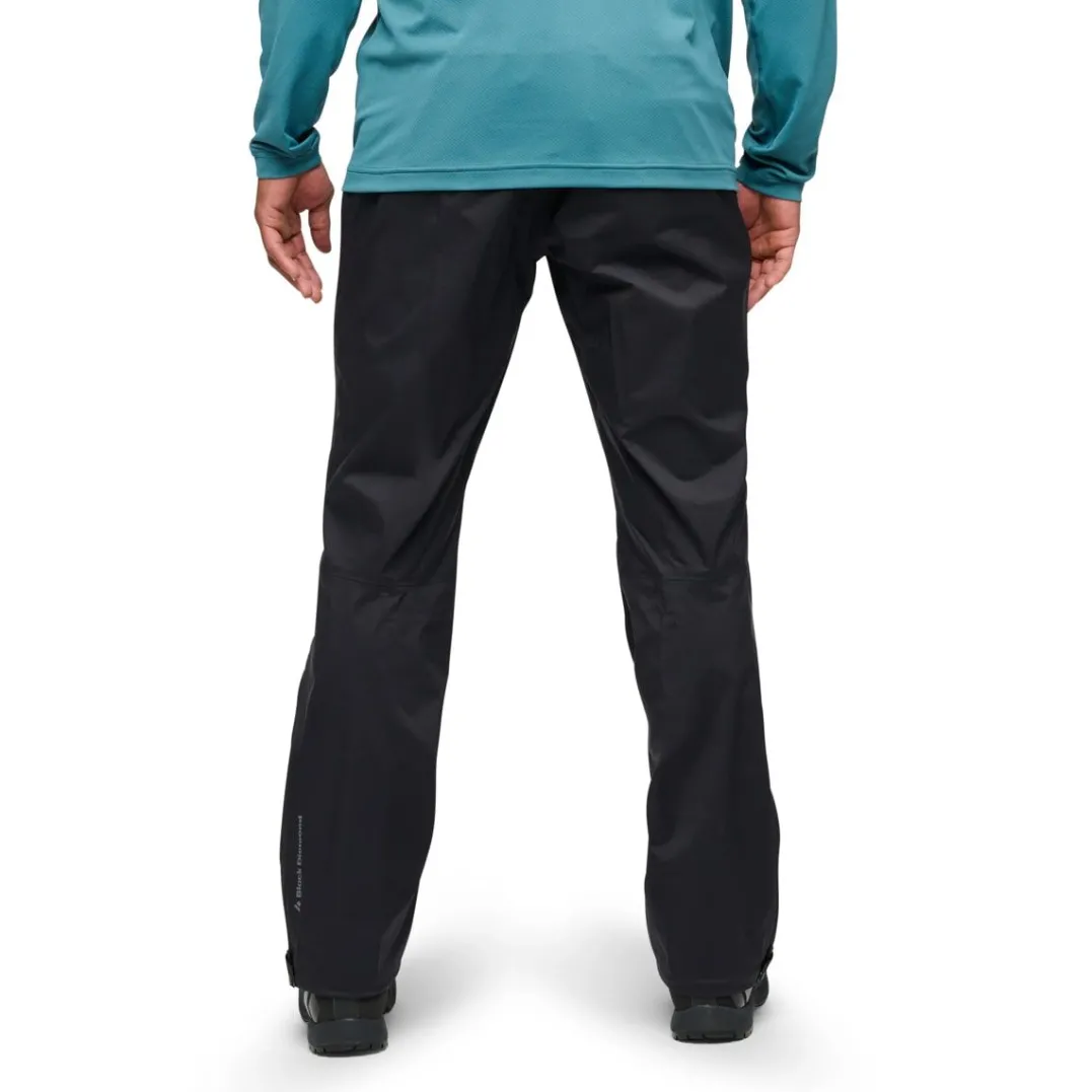 Black Diamond Men's Fineline Stretch Full Zip Pants Long Black