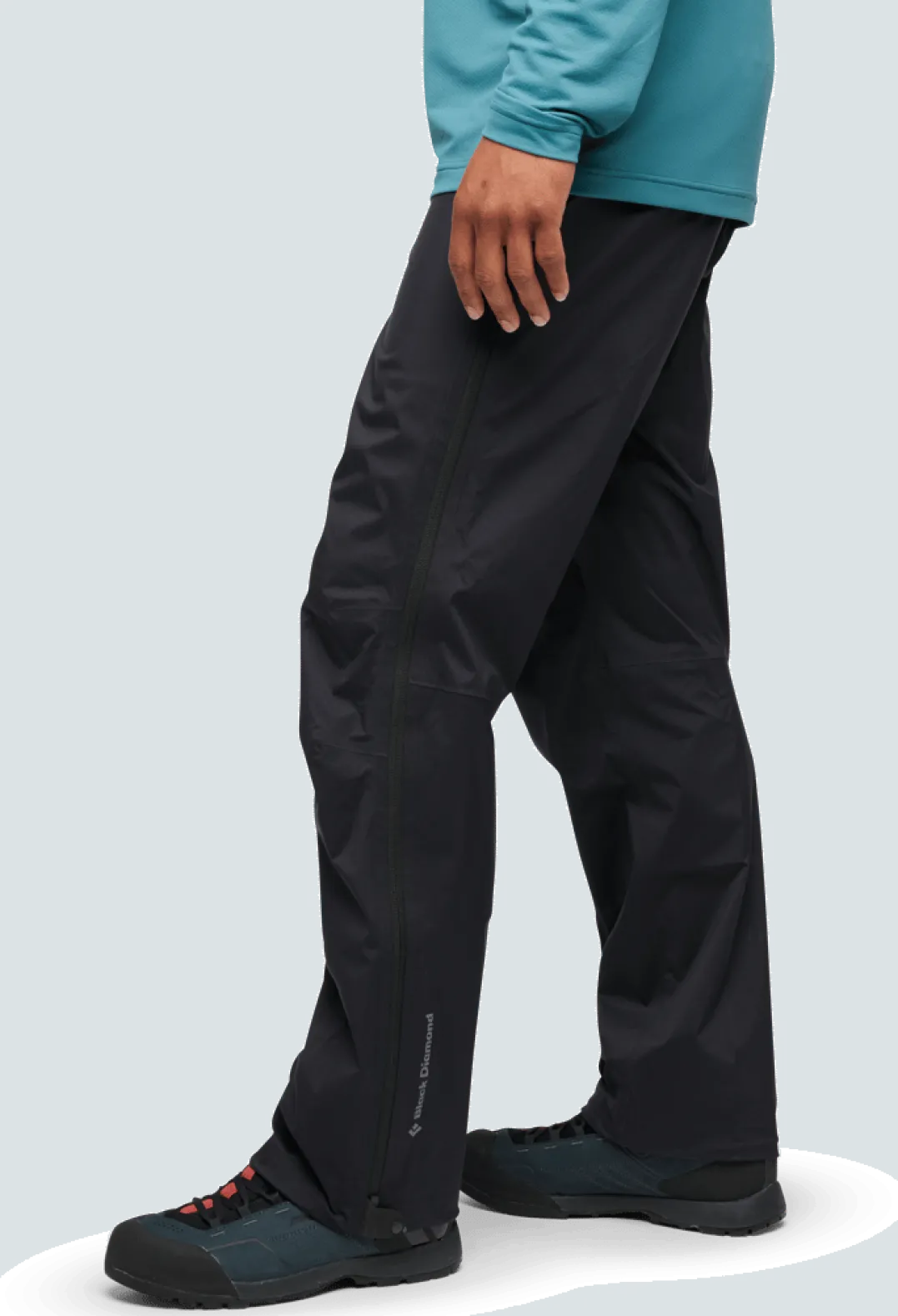 Black Diamond Men's Fineline Stretch Full Zip Pants Black