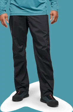 Black Diamond Men's Fineline Stretch Full Zip Pants Black