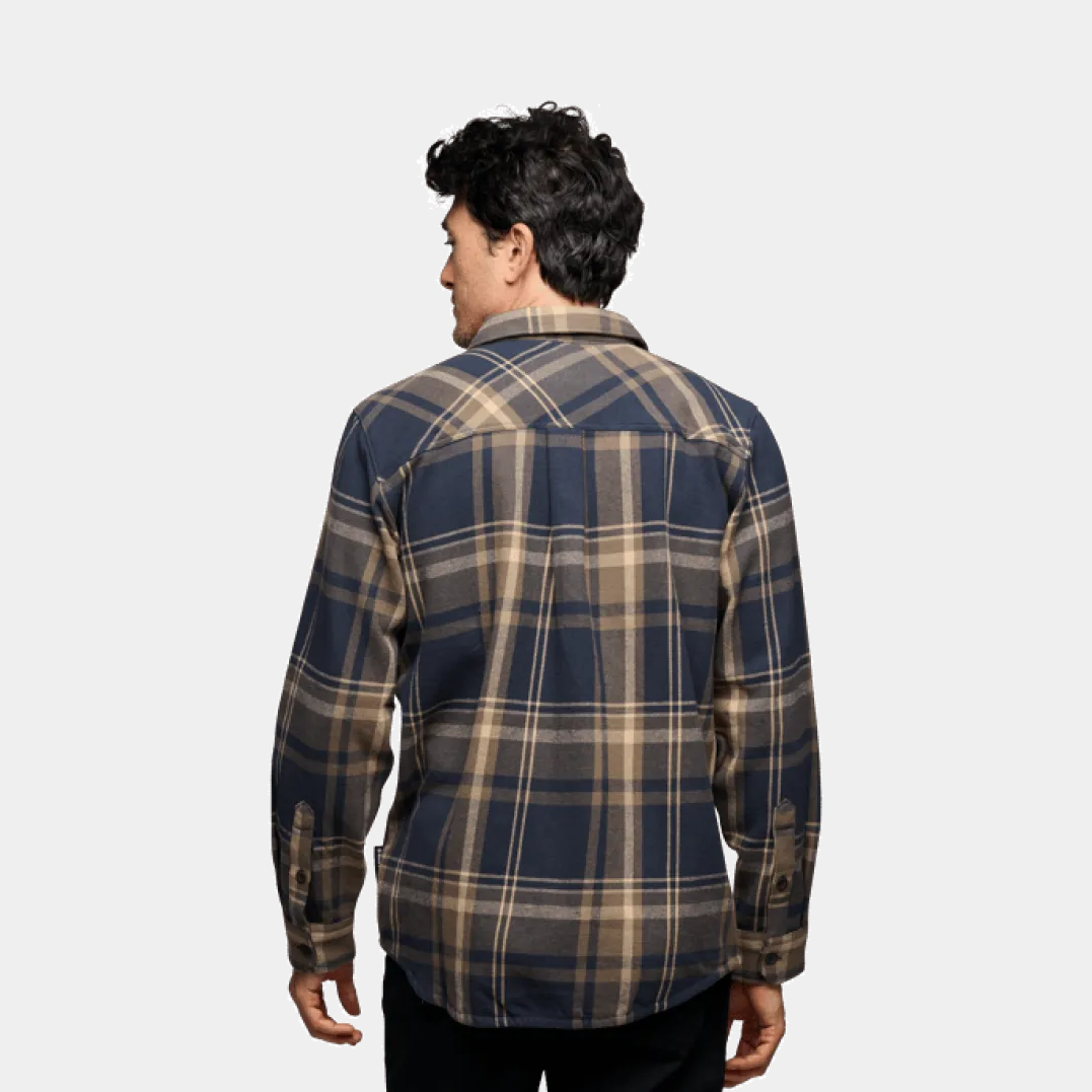 Black Diamond Men's Project Flannel Shirt Charcoal-Walnut Plaid