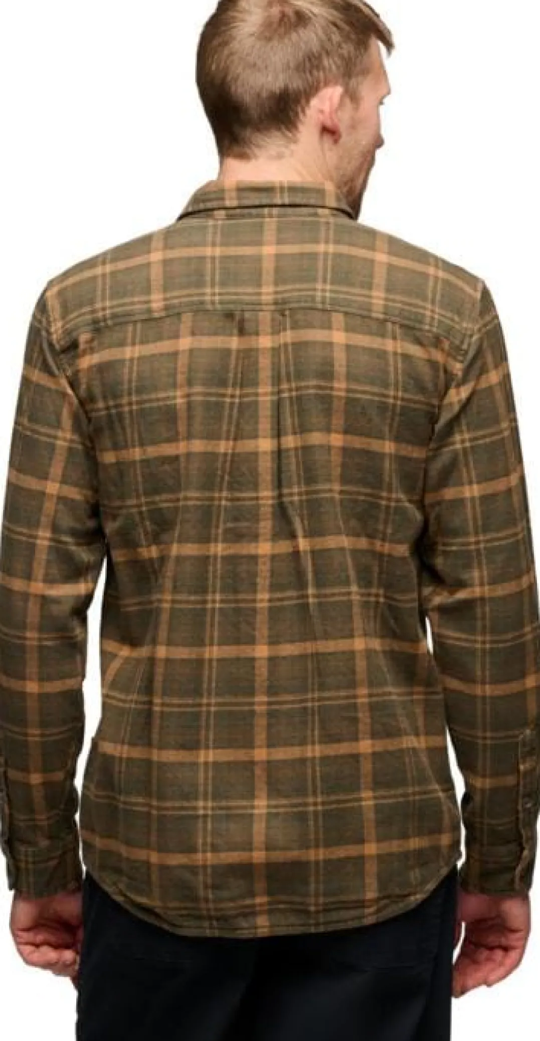 Black Diamond Men's Project Flannel Shirt Dark Moss-rye