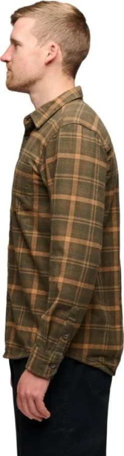Black Diamond Men's Project Flannel Shirt Dark Moss-rye