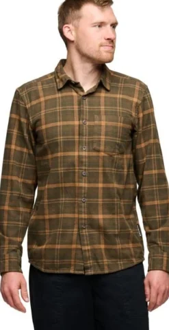 Black Diamond Men's Project Flannel Shirt Dark Moss-rye