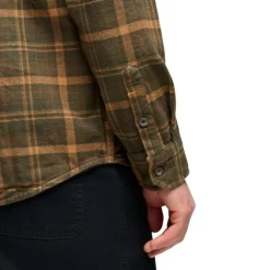 Black Diamond Men's Project Flannel Shirt Dark Moss-rye