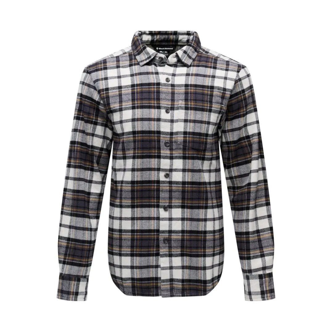 Black Diamond Men's Project Flannel Shirt Black-chalk