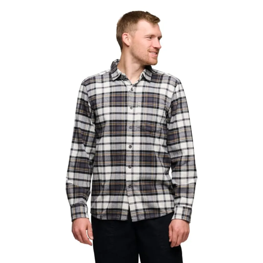 Black Diamond Men's Project Flannel Shirt Black-chalk