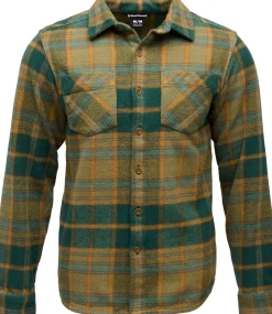 Black Diamond Men's Project Heavy Flannel Deep Woods-laurel Green Plaid