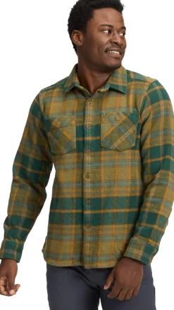 Black Diamond Men's Project Heavy Flannel Deep Woods-laurel Green Plaid