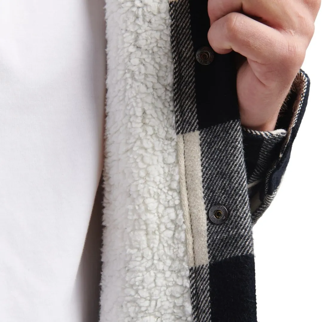 Black Diamond Men's Project Lined Flannel Black-Off White Plaid