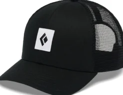 Black Diamond Men's Trucker Hat Black-black-white Icon Patch